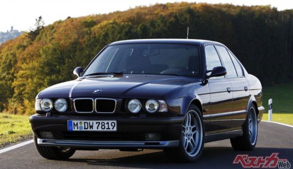 BMW 5シリーズ（E34）。日本国内でも1988年-1996年の間販売されていた