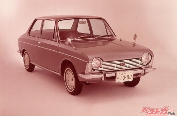 当時FFであることが画期的だった「スバル1000」（1965年）