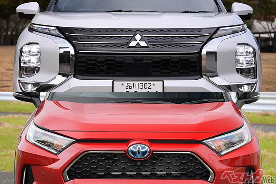 プラグインハイブリッドSUV対決!! アウトランダー VS RAV4 PHV