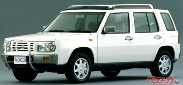 1994年登場の日産 ラシーン。デザインを重視したSUVの先駆けといえそうなモデルだった。SUV全盛の現在に発売したらもっと売れていた!?