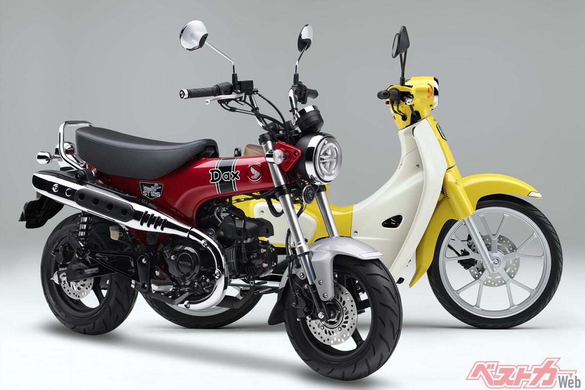 ダックス125世界初公開! 新型スーパーカブ110がディスク&キャストに進化! ホンダがサイクルショー出展概要を発表