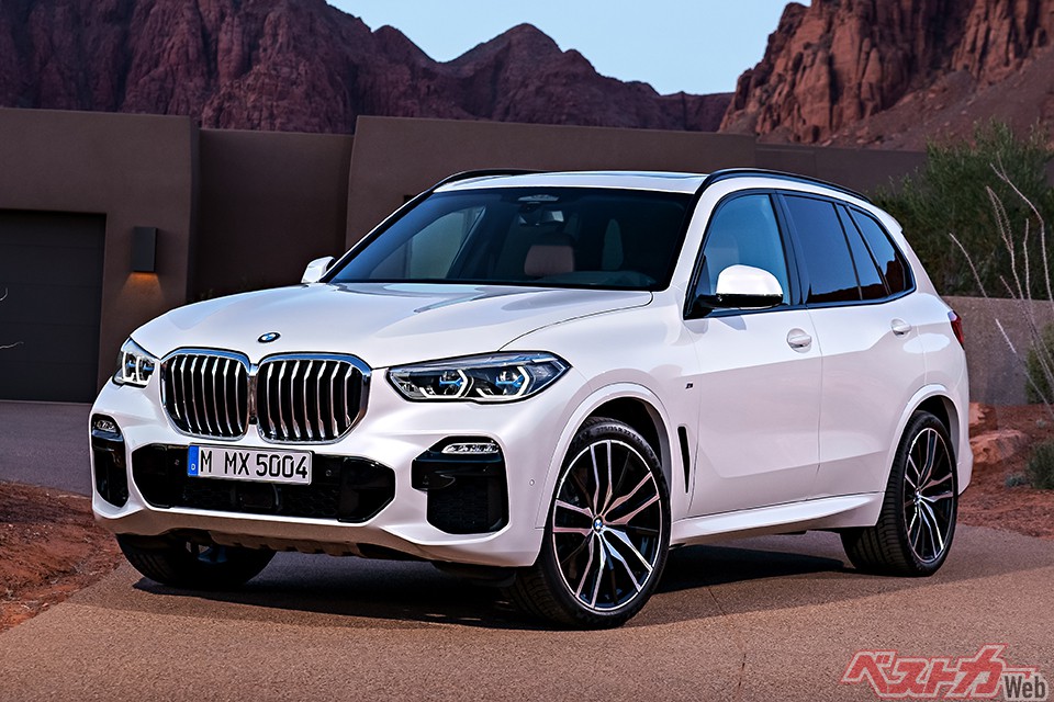 BMW X5 xDrive40d Mスポーツ。Mスポーツらしいスポーティさを兼ね備えた