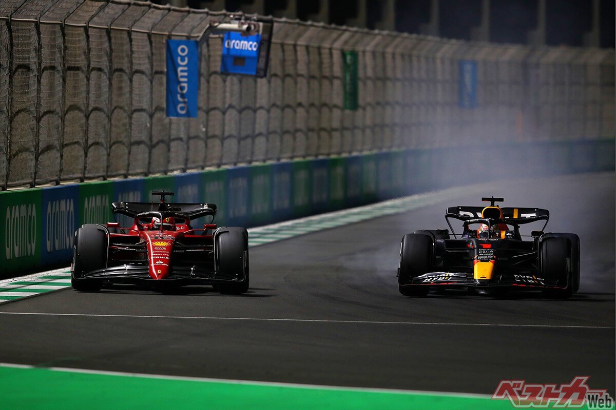 ［F1情報］超接近戦を制覇！ マックスは最速フェラーリをどう攻略したのか？