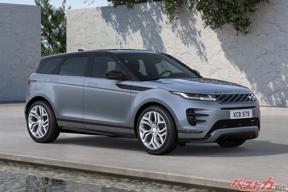 ランドローバー イヴォーグ ユーカリ・エディション。ユーカリ由来の素材を採用したシートはソフトな風合いや光沢感があり吸湿性や速乾性にも優れる