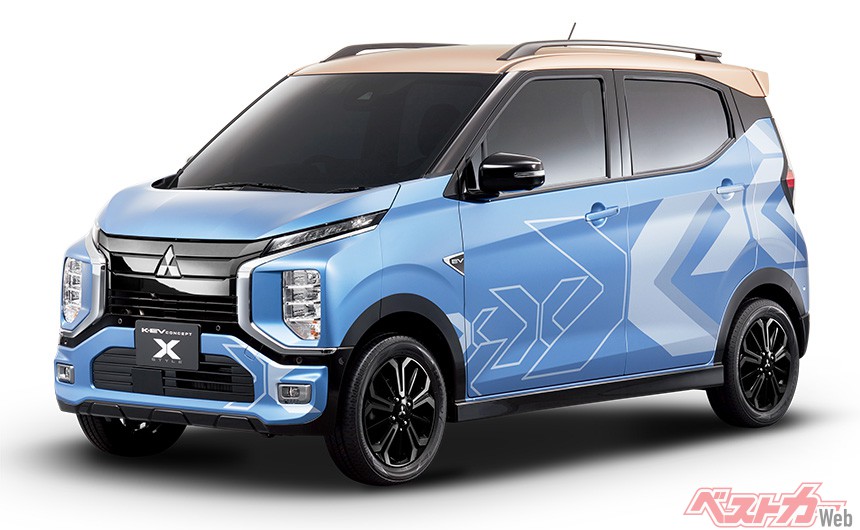 SUVテイストが強くてかなり若々しく見える、K-EV concept X Style。ほぼこのままeKクロスEVとして市販される模様