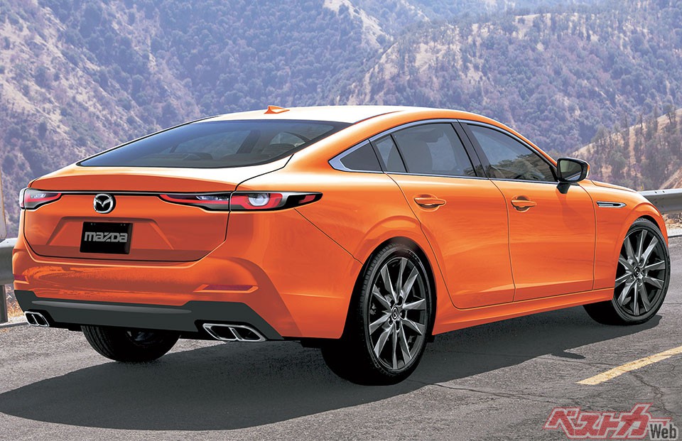 上質なセダンなら、FFよりFRのほうがデザインでも走りでも有利。スタート価格は400万円前後か?(画像はベストカー編集部による予想CG)