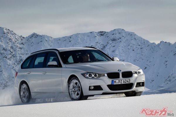 BMW 3シリーズ ツーリング（6代目）。先代モデルから動力性能や環境性能、操安性などさまざまな部分が性能向上した