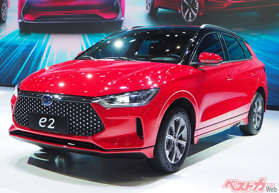 2015年頃から北京を走るクルマが少しずつEVに変わっていったという。これはBYDのe2