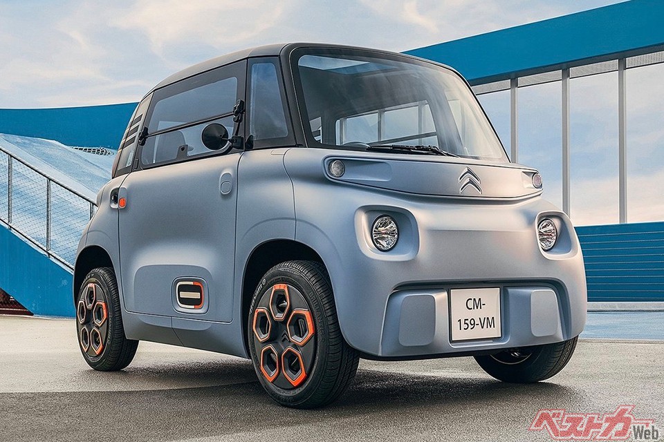シトロエン Ami(アミ)。EVの超小型シティコミューターも、フランス人が作るとこうなる
