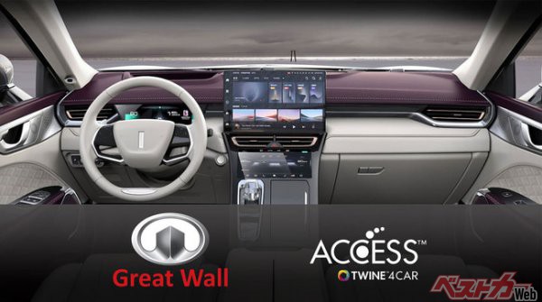 「ACCESS Twine(TM) for Car」をベースとしたBEAN TECHの統合車載インフォテインメントサービスが、長城汽車に採用