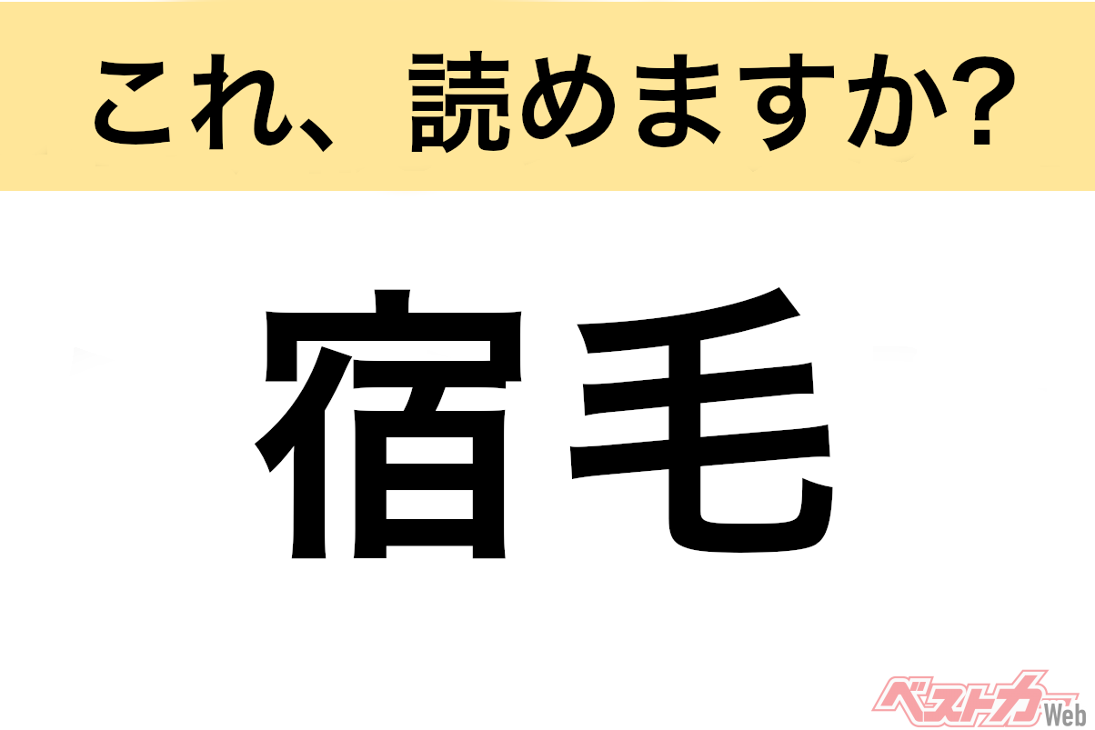 【間違えると恥ずかしい!?】これ、読めますか？ 難読地名クイズ「宿毛」