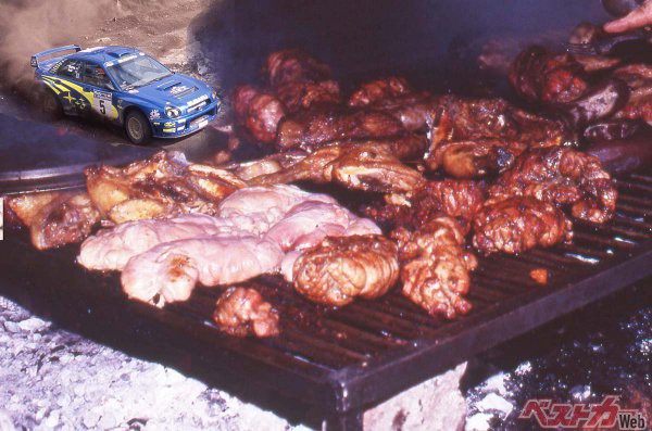 肉・肉・肉!!　アルゼンチンのBBQ肉料理【アサード】でWRCが大いに盛り上がる!!