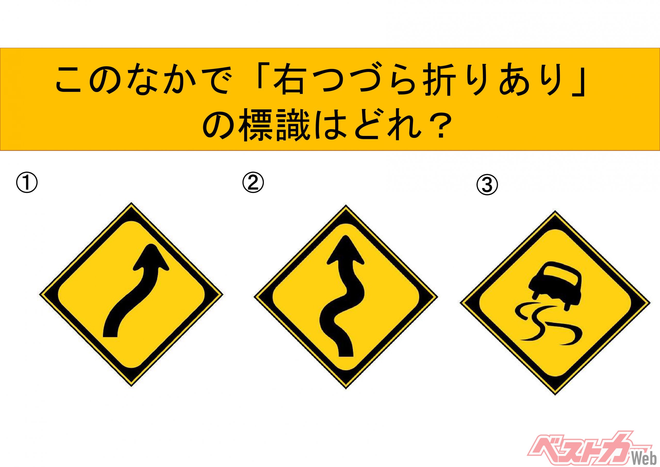 今一度思い出してみよう この標識 いったいな んだ 正解はどれ 道路標識三択クイズ 自動車情報誌 ベストカー