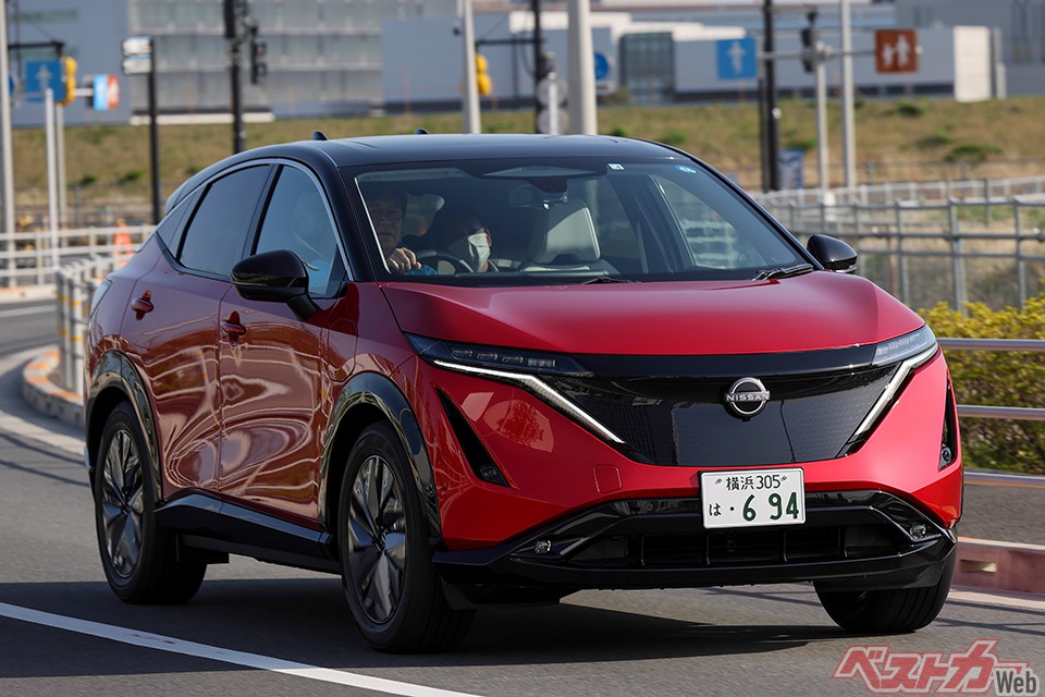 日産のフラッグシップEVはミドルクラスSUVのアリア。エクステリア&インテリアデザインともに新しさにあふれていて満足感が高い