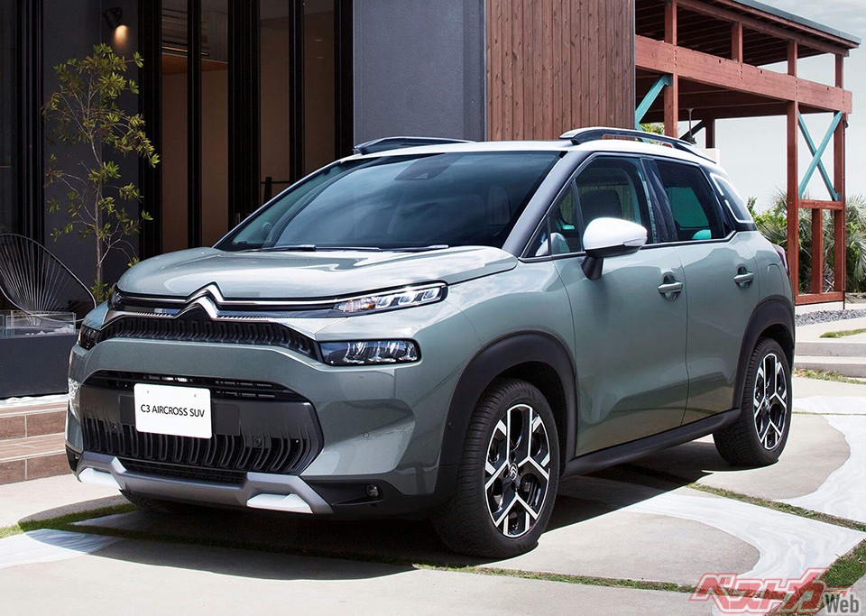 シトロエンC3エアクロスSUV。特別仕様車を含む3グレードが用意され、価格は329万2000~361万5000円となる