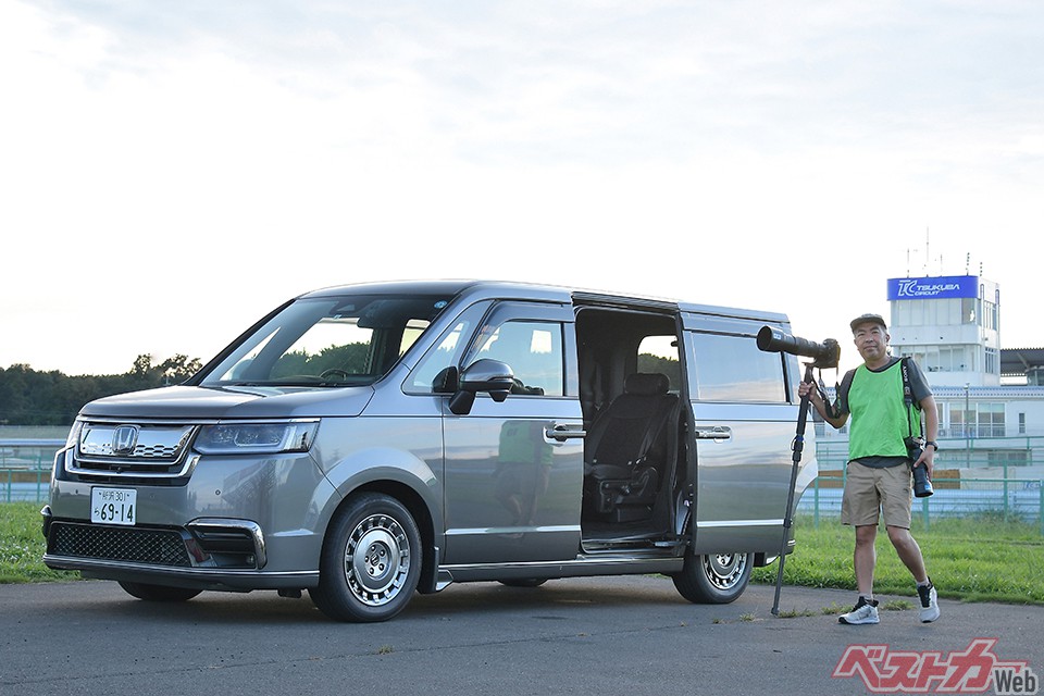 純正オプションパーツが大活躍!! ご存知・流し撮り職人が新型ホンダ ステップワゴンで撮影の旅に出た!!