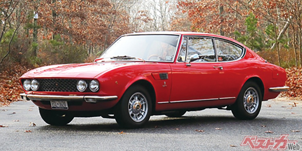 【イタリア×イタリア:ディーノのV6エンジンを搭載】フィアット ディーノクーペ。後発のクーペはベルトーネに移籍したジウジアーロの作
