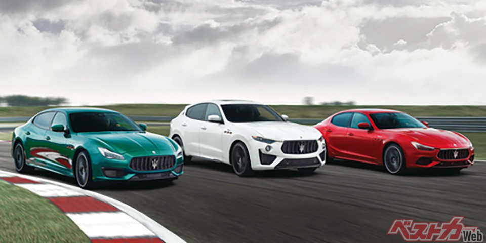 【イタリア×イタリア:最新のフェラーリ製V型ターボを搭載】マセラティ クワトロポルテ/ギブリ/レヴァンテ。トロフェオというモデルにフェラーリエンジンが奢られる