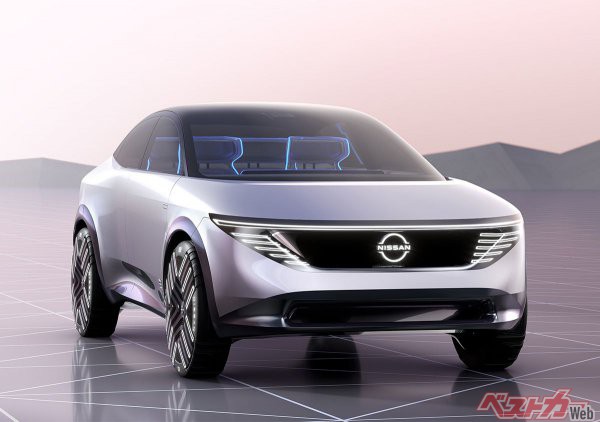 2021年11月29日、日産が発表した長期ビジョン「Nissan Ambition 2030」。そのなかでを公開されたコンセプトカー、チルアウト（CHILL-OUT）。新型セレナのヘッドライトはこのチルアウトのイメージに近いのではないか