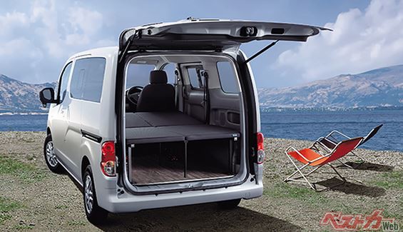 車中泊用のマルチベッド搭載 Nv0バネット バン4wdモデルを一部仕様向上 自動車情報誌 ベストカー 車中泊用のマルチベッド搭載 Nv0バネット バン4wdモデルを一部仕様向上 自動車情報誌 ベストカー