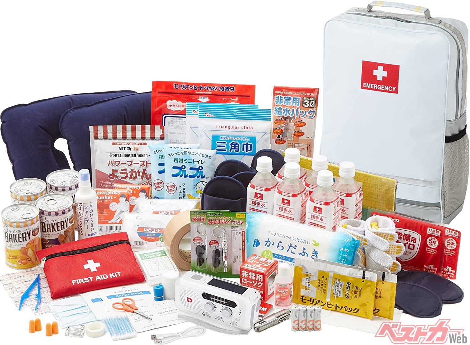 防災防犯ダイレクト販売の「地震対策30点避難セットplus・2人用」3万800円 ※画像はAmazon.co.jpより