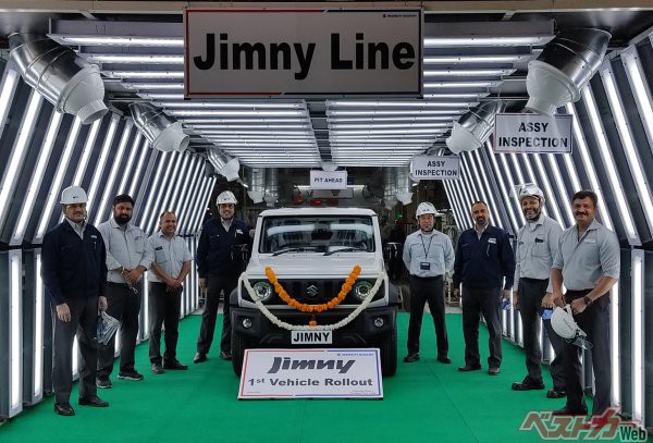 2021年1月、マルチ・スズキ・インディアがジムニーシエラの生産を開始。主に中南米と中東、アフリカなどに向けた輸出専用モデルを生産