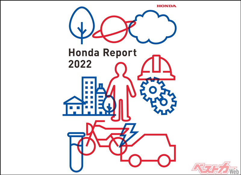 「Honda Report 2022」表紙