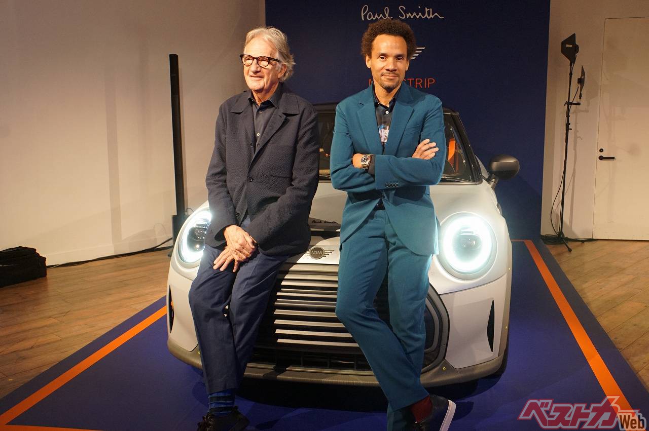 脱温暖化もカッコよく! MINIがポール・スミスと仕掛けたワンオフEVモデルが東京・原宿で初公開!