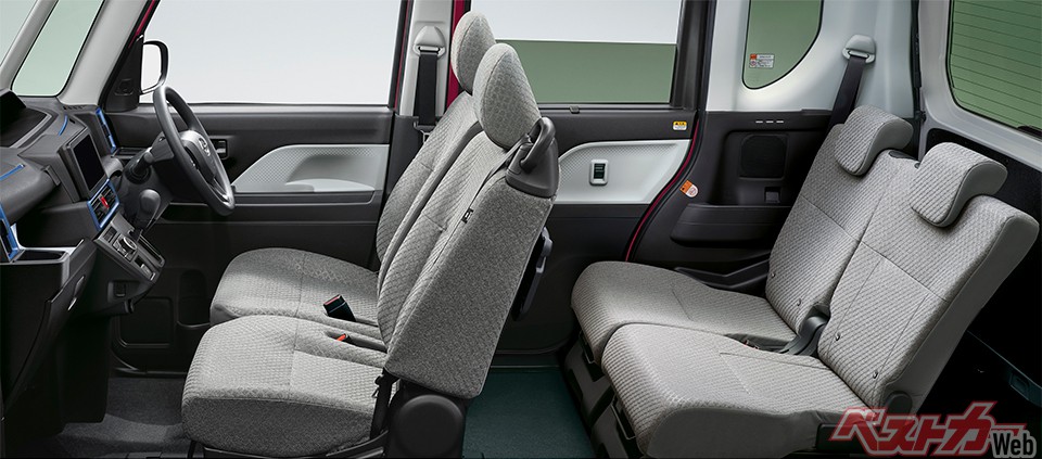 こちらは従来モデルのタントの内装