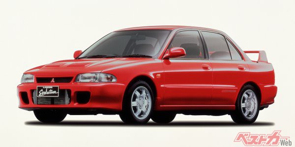 1992年に登場した初代ランサーエボリューション。三菱の4WDが大きな変遷を迎えたターニングポイントとなった