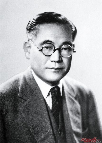 モリゾウさんが敬愛してやまないトヨタ自動車の創業者で祖父の豊田喜一郎氏（1894-1952年）