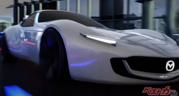 マツダが突如公開した謎の白いスポーツカーの正体を暴く!　次期NE型ロードスターかそれとも新型RX-７後継車（RX-9）か?