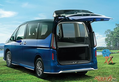 新型セレナは車中泊もめっちゃ楽しいぞ！　キャラバン、NV200に続き「マルチベッド」も同時発売!!