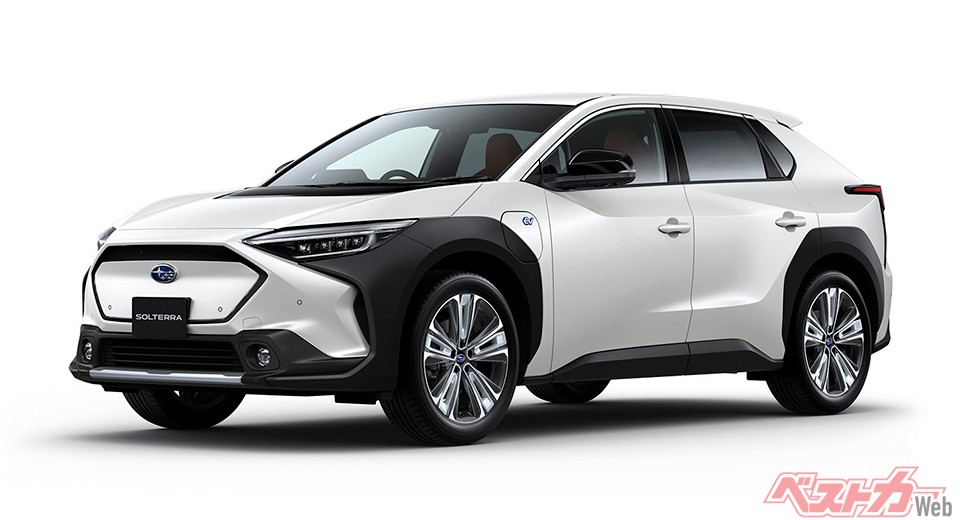 トヨタ bZ4X/スバル ソルテラ。発表直後にリコールで出荷停止。出鼻を挫かれた(写真はスバル ソルテラ)