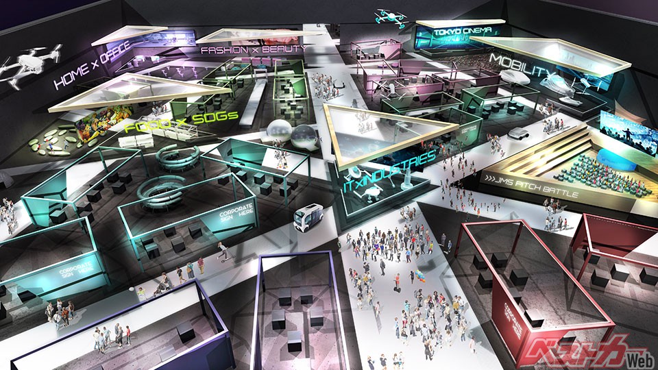 2050年のモビリティ社会を体感できるショーが目標。どんなコンテンツが用意されるのか、今から楽しみだ