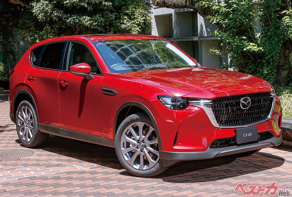 渡辺陽一郎が1位に選んだのはマツダ CX-60(価格:299万2000円〜626万4500円 ※ガソリン・ディーゼルモデル含む)