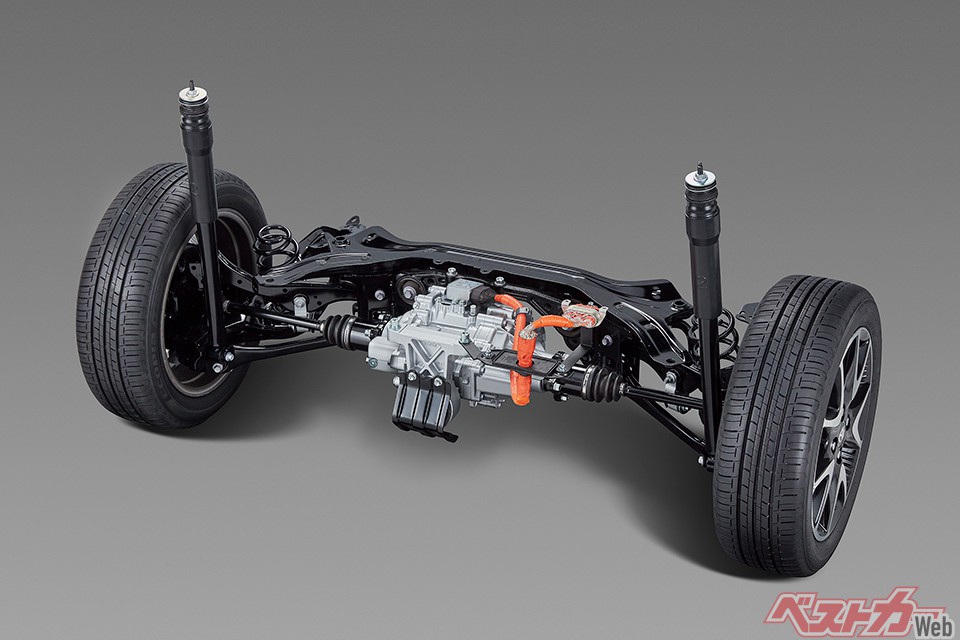 E-Fourが搭載されたリア回りの写真