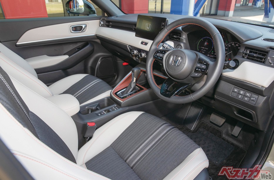 質感の高い内装。ヴェゼル人気の理由のひとつ