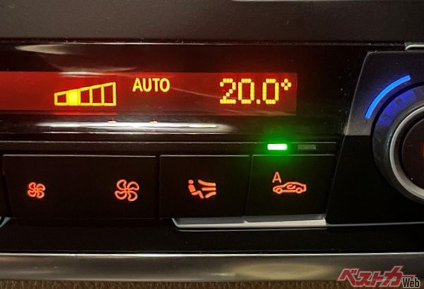 しばらく走って車内が暖かくなってきたら内気循環にして温度設定を20度にするといいだろう