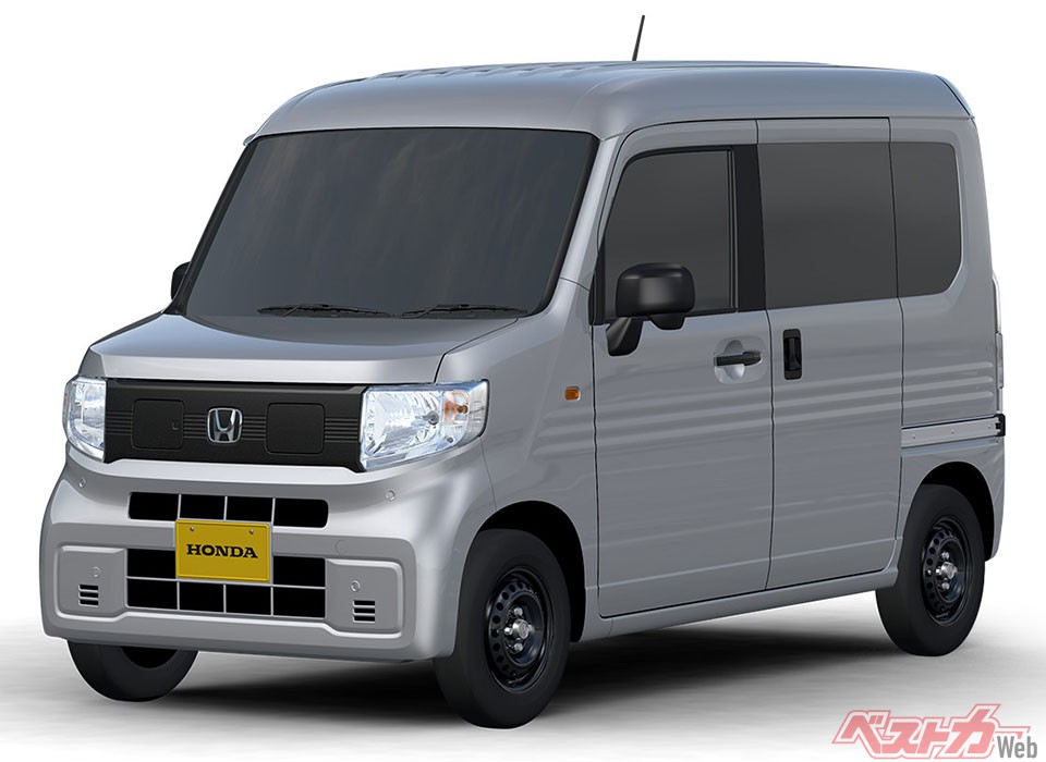 ホンダが2024年春に発売する軽商用EVのプロトタイプ。N-VANがベースとなる