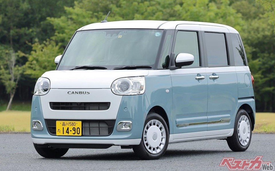 ダイハツ ムーヴキャンバス。2022年7月にフルモデルチェンジ。キープコンセプトながら質感爆上がり(149万6000~191万9500円)