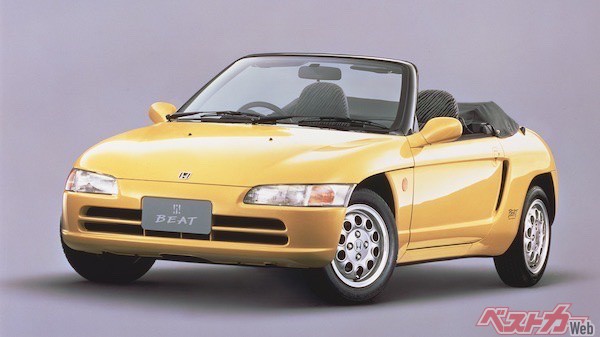 1991年〜1996年まで販売されたホンダビート。現在の中古車相場は約39.8万〜約348万円