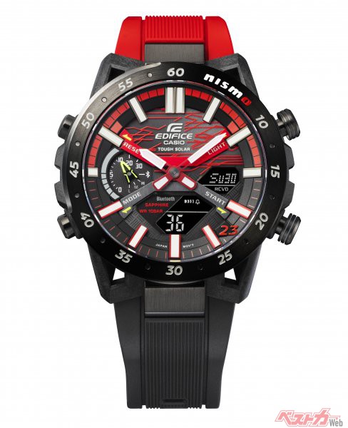 車両デザインを落とし込んだ時計に仕上がっている<br>