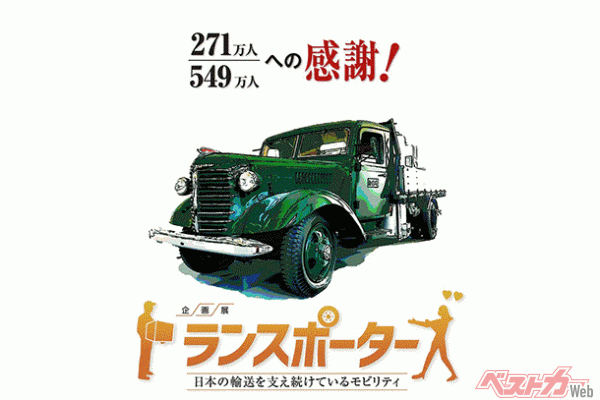 トヨタ博物館 企画展「トランスポーターズ　日本の輸送を支え続けているモビリティ」を4月28日より開催