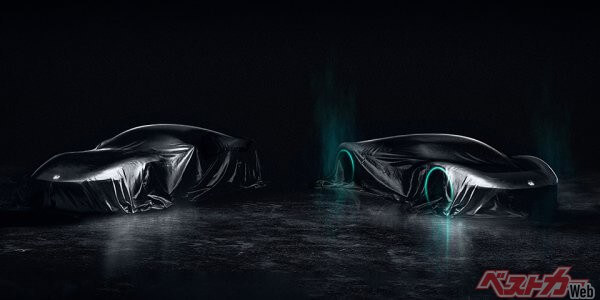 2022年4月に公開したホンダBEVスポーツのティザー画像。NSX、S2000後継をイメージさせるもので、今回のコンパクトスポーツはこれとは異なる