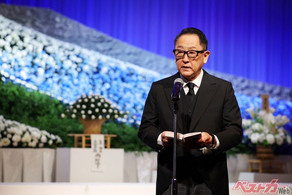 故・豊田章一郎氏「お別れの会」実施、遺族代表として章男氏挨拶「障子