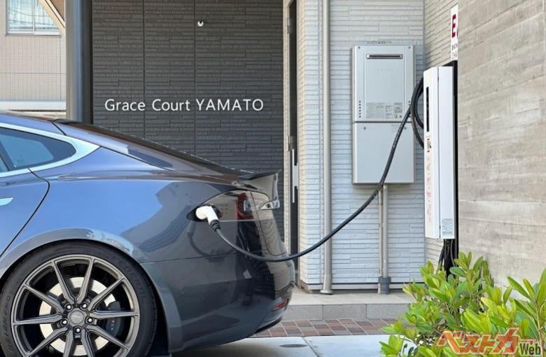 EV充電エネチェンジを設置したGrace Court YAMATO