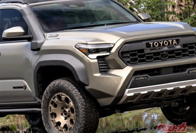これが新型プラドのパワーユニット!? 北米ピックアップの雄「タコマ」に2.4ハイブリッド追加!! 2024モデルが超過激に進化 自動車情報