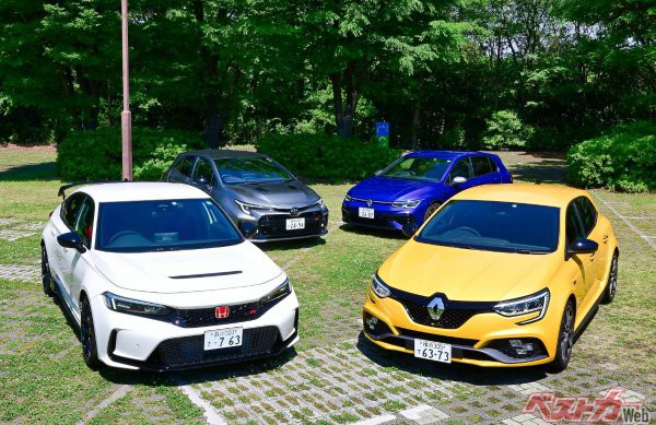 日・独・仏のホットハッチが集結