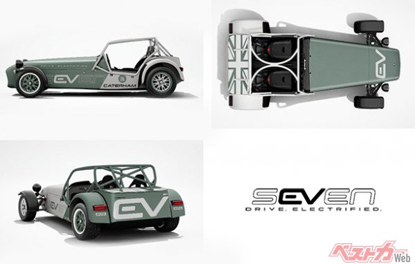 英国ケータハム、EVセブンを発表：ブランドが描く未来の電気自動車セブンのヴィジョン